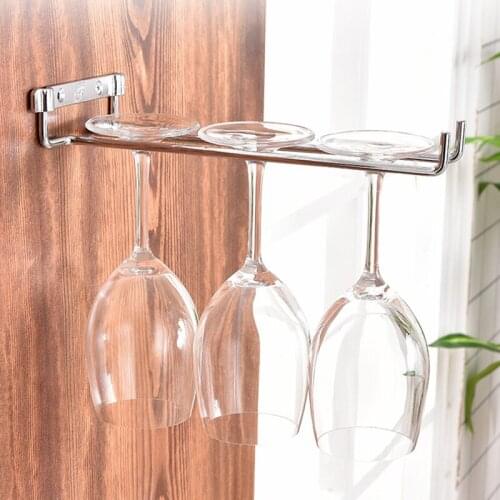 Wine Glass Holder Under Cabinet Wine Glass Holder Hanger Convenience Hanging Stemware Holder For Kitchen @ls