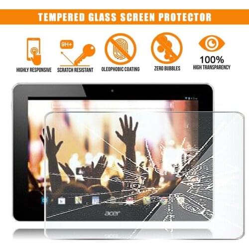 For Acer Iconia A3-A10 10.1" Tablet Tempered Glass Screen Protector 9H Premium Scratch Resistant HD Clear Film Cover