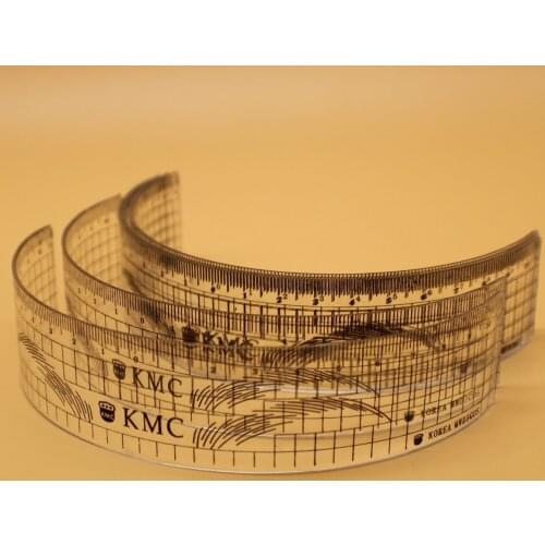 10 pcs Permanent Makeup Eyebrow Ruler KMC 11cm Brows Design Ruler For Microblading Tattoo Permanent makeup Cosmetic Shaping Tool