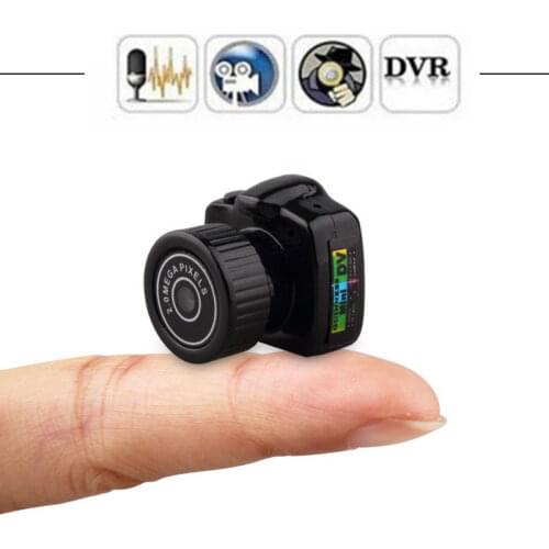 Tiny Mini Camera HD Video Audio Recorder Webcam Y2000 Camcorder Small DV DVR Security Secret Nanny Car Sport Micro Cam with Mic