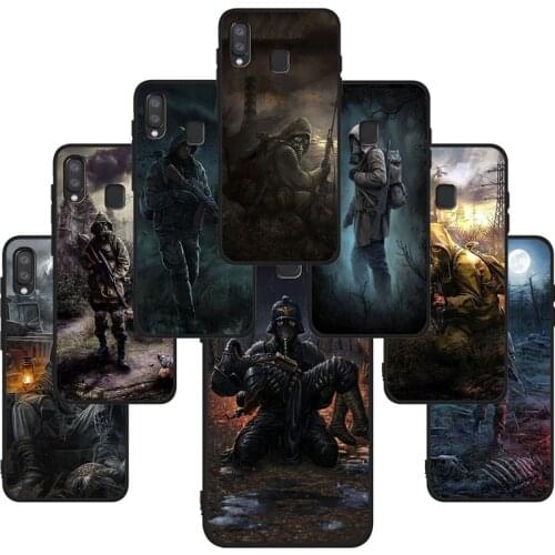 Stalker Clear Sky Soft Cases For Samsung Galaxy A71 A51 A41 A31 A20E A10 A20 A40 A50 A70 M30S M20 A7 A8 Black TPU Phone Case