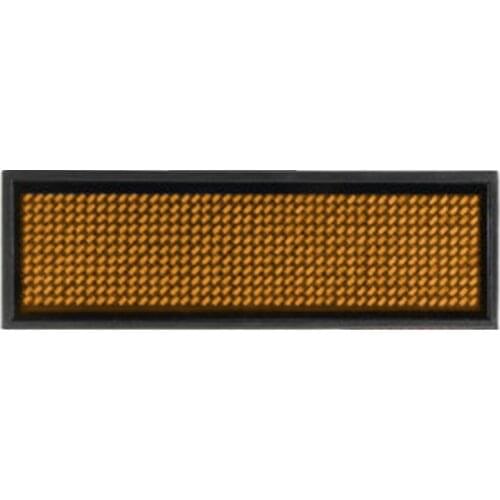 LED Mini Digital Name Message Tag Badge Sign Programmable Scrolling Rechargeable Trade Show Business Card Screen