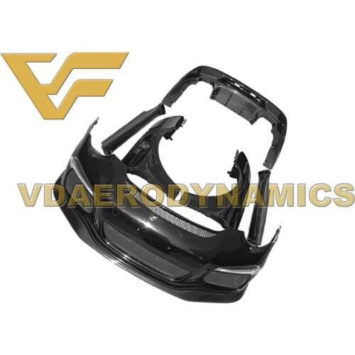 Suitable For 08-11 997 997.2 Porsche 911 Carrera S 4 4S GTS VAD-991GT3 Full Body Kit Front Bumper Rear Bumper Side Skirts Fender