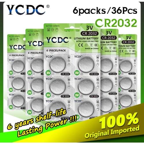 POSTHUMAN 100% Original 2032 button battery CR2032 watches New Original 3 v battery Remote control toy car battery Pilas boton