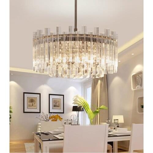 Postmodern Chandelier Light Luxury Living Room Light Crystal Light Dining Room Light Modern Minimalist Crystal Chandelier