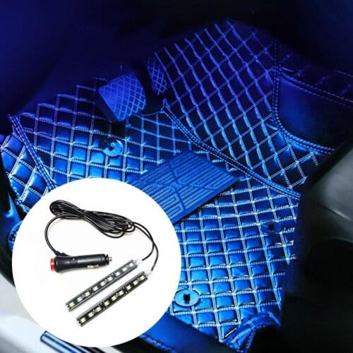 Car Interior Atmosphere LED RGB Strip Light Dash Floor Foot Decorative Light for Subaru Forester Outback Legacy Impreza XV BRZ