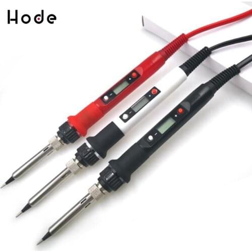 80W digital display thermostat thermostat electric soldering iron set multifunctional welding soldering pen repair tool паяльник