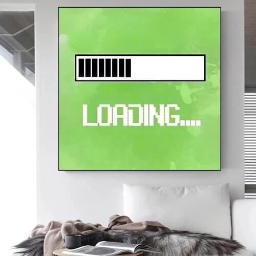 Video Gaming Room Posters Abstract Home Decoration Canvas Painting Funny Party Game Wall Art Pictures for Boys Room Decoration