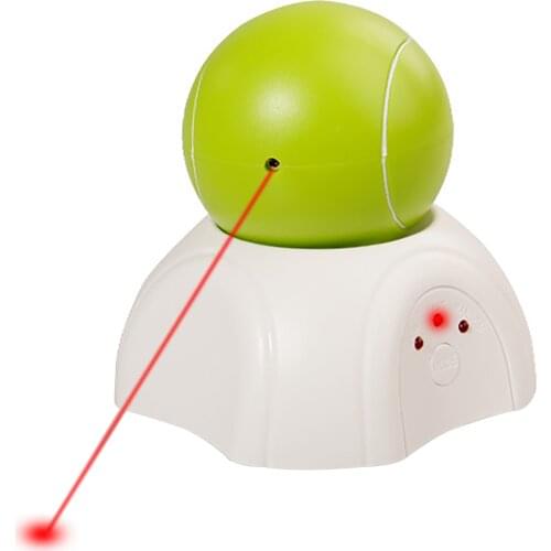 Funny Electric Cat Infrared Toy Automatic Rotating Light Laser Toy Magnetic Pet Cat Teaser Training Toy