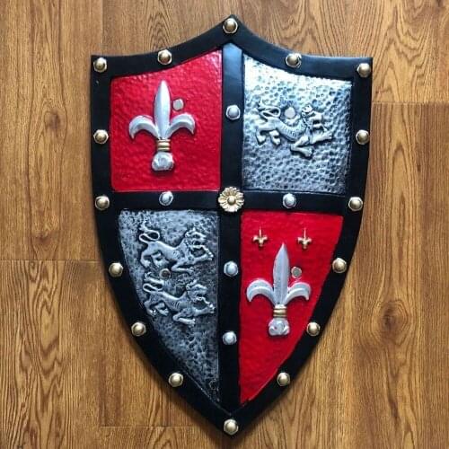 1:1 Halloween Cosplay Trident Silver leopard Power Knight Shild Game Anime Weapon Prop Role Play PU Action Figure Model