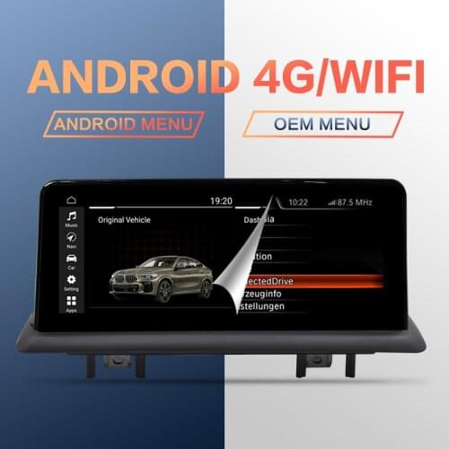 10.25 Inch Android 10 Octa Core 4G SIM Carplay Navigation GPS Car Video For BMW 1 Series E87 E81 E82 E88 2006-2012