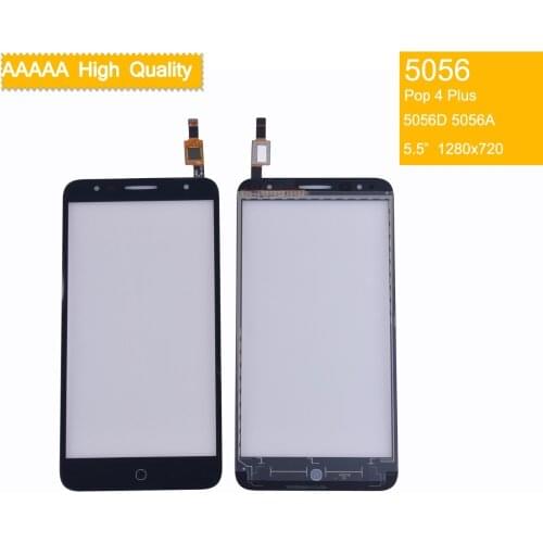 10Pcs/lot For Alcatel One Touch Pop 4 Plus OT5056 5056 5056D 5056E 5056T Touch Screen Touch Panel Sensor Digitizer Front Glass