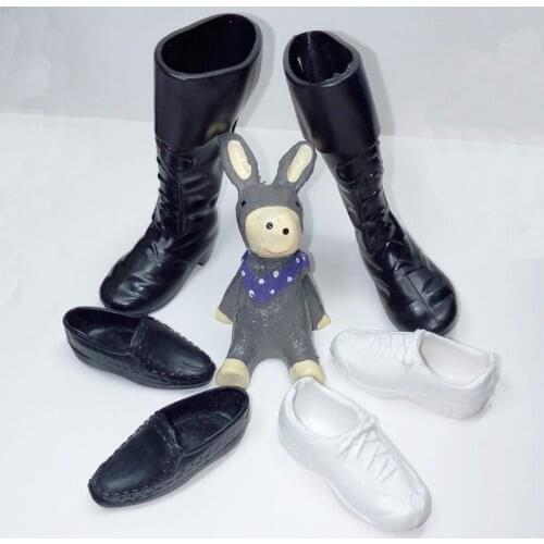 3pairs/lot Mixes Style Doll Shoes Boots Sneakers Shoes For Ken Dolls Accessories For Barbie Boyfriend Ken High Quality Child Toy