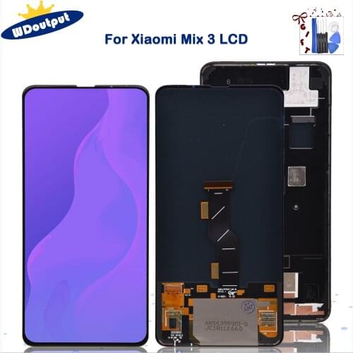 Amoled For Xiaomi Mix 3 Lcd Display Touch Screen Digitizer Assembly With Frame For Mi Mix3 Mix 3 LCD For Mix 3 LCD Screens GOOD