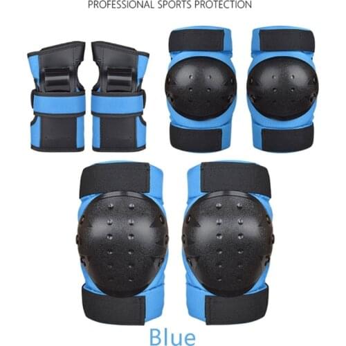 A5KC Kids Youth Adults Sports Cycling Skating Safety Adjustable Pad Safeguard Knee Elbow Wrist Pads Protective Gear Set