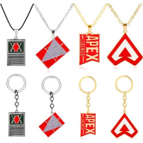 Anime Trinket Hunter x Hunter Key Chain GON FREECSS License Pendant Necklace Keyrings Metal Keychain Men Women jewelry