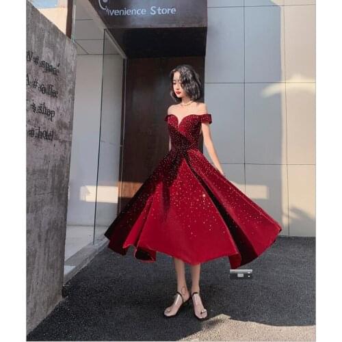 Женские платья с открытыми плечами CloverBridal China At AliExpress