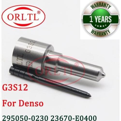 ORLTL G3S12 Diesel fuel Injector Nozzle g3S12 Fuel Injector Nozzle for Denso 23670-E0400 295050-0230 295050-0231 295050-0232