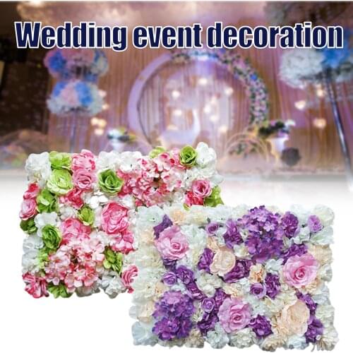 Flower Wall Simulation Background Premium Decorative Flower Panel Handmade Crafts Decor for Wall Wedding and Event can CSV