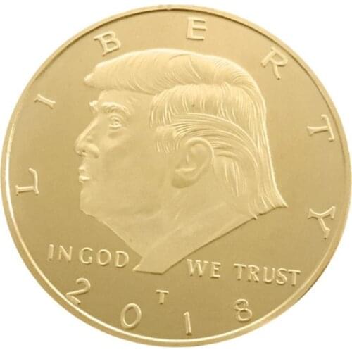 Keep America Great Two Color Proof Like Donald J Trump Of USA President Donald Trump Decoration Commemorative Collecting Coin