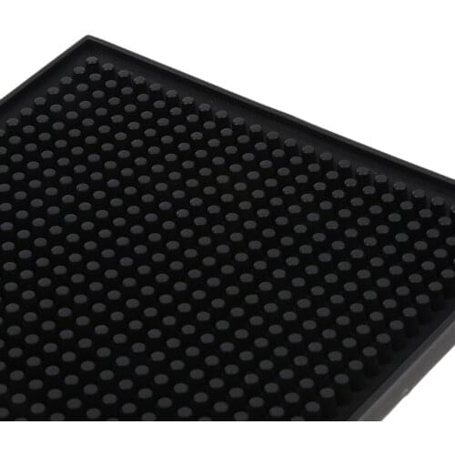 Black Rubber Bar Runner Service Spill Mat for Pub Cocktail Beer Party 2 Set