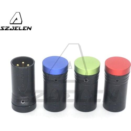 Red blue black green Low-Profile XLR NEUTRIK 3pin XLR male Audio PLUG