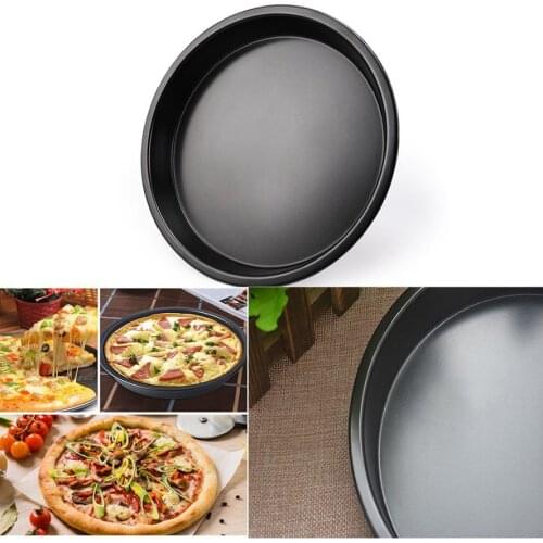 Round Shape Pizza Dish 7inches Useful Round Deep Dish Pizza Pan Non-stick Pie Tray Baking Kitchen Tools Dropshipping