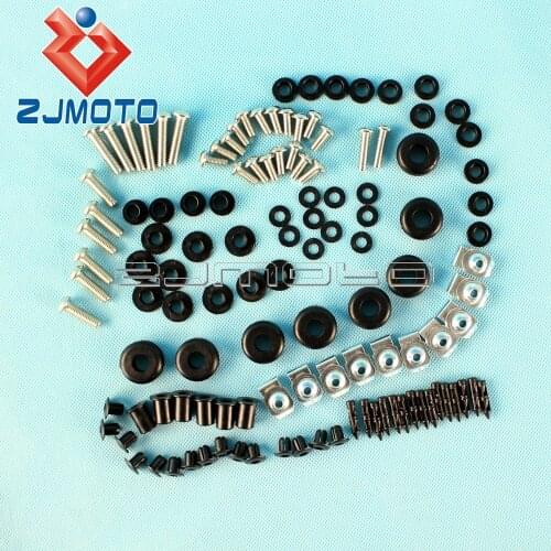 Motorcycle Complete Fairing Bolt Kit For Suzuki GSX-R1000 GSXR 1000 2003 2004 Full Bodywork Fairing Screw Fastener Fixation Kit