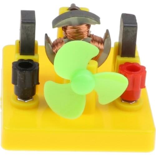 Novel DIY Motor Fan Model - Physics Electrical Experiment Discovery Electromagnetism Educational Toy Teaching Aids