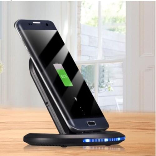 New Convenient universal Foldable double circle fast qi 10w wireless mobile phone