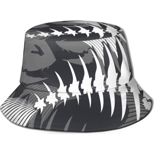CINESSD Fish Bone Bucket Hat Summer Hats Fisherman Hat Foldable Women Men Sunscreen Shade Caps