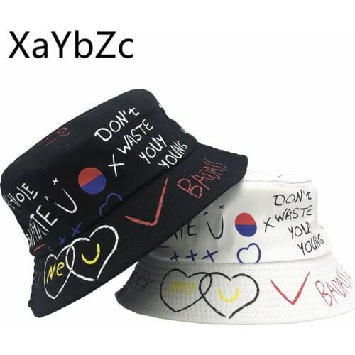 Unisex Harajuku Bucket Hat Fishing Outdoor Hip Hop Cap Mens Summer For Fisherman Hat Women 2020 New Bone Feminino