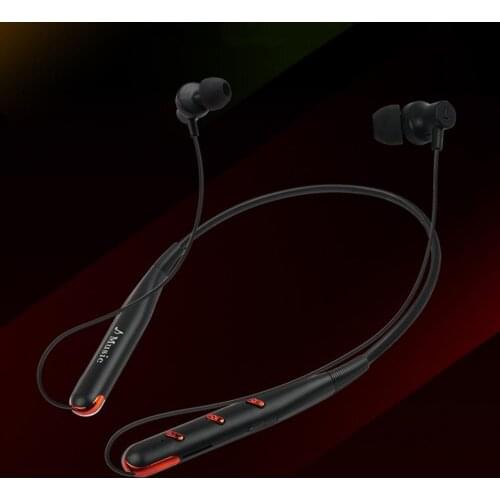 Rechargeable Wireless Bluetooth Wearable Earphone Long Standby Time Sport Headphone Support TF Card Music Headset with Mic