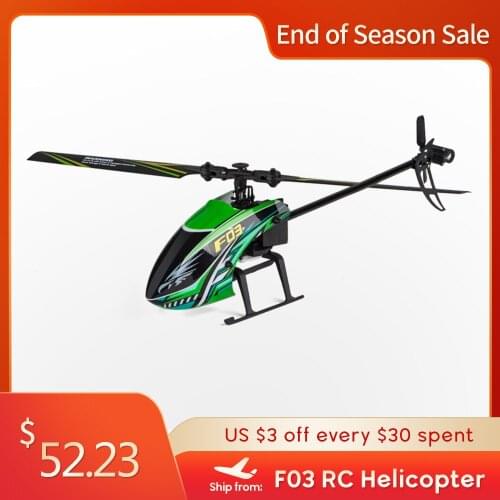 YU XIANG F03 RC Helicopter 4CH Flybarless One Key Take off Height Hold Helicopter with 6-axis Gyro RC Helicopter for Beginner