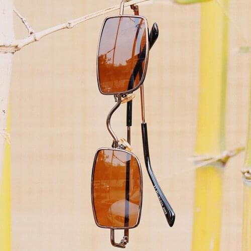 Sunglasses men steampunk Small square frame sun glasses brand disigner fashion male female Cool Retro uv400 Oculos De Sol Gafas