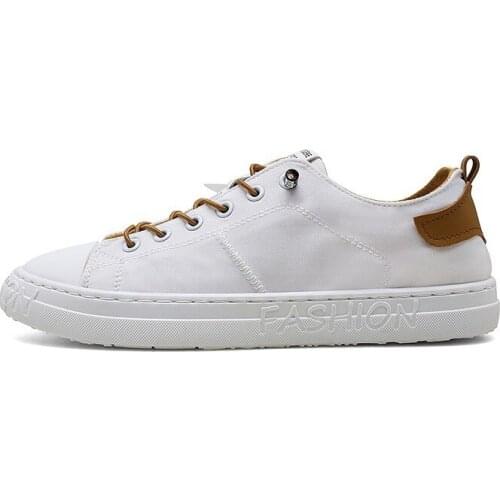 Summer Mens Board Shoes All-match Trend Casual Canvas Shoes Fashion Breathable White Shoes Mens Shoes