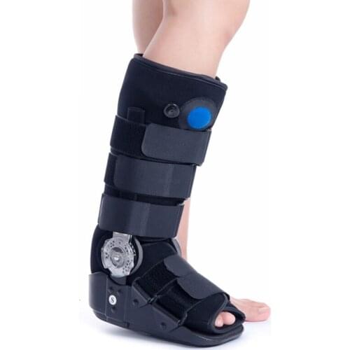Balloon Achilles tendon boots with adjustable angle of shoelace winch chuck protector for leg ankle sprain