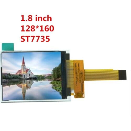 1.77'1.8inch TFT LCD screen panel colorful display ST7735 14 PIN SPI 4 wire Serial Plug-in Socket Super wide visual 262K