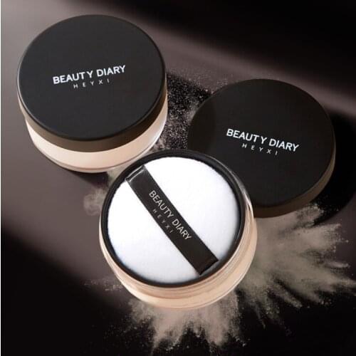 3 Colors Face Loose Powder Setting Breathable Cosmetic Makeup Tool Waterproof Loose Powder Skin Finish Powder