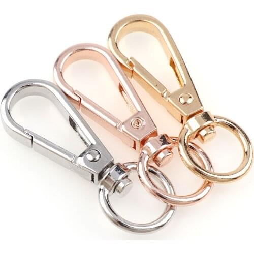 3pieces 50x18mm Key Rings Keychain 3 Colors Fashion DIY Accessories For Jewelry Fit Women Men Key Chain