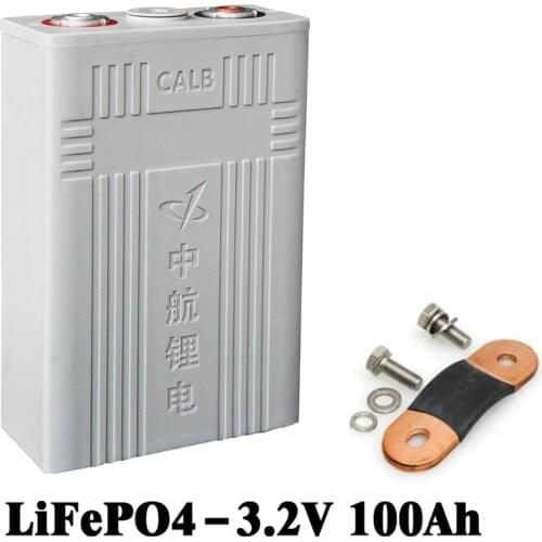 4PCS High discharge Rate Rechargeable 3.2V 100AH lithium LiFePO4 CA100 CALB Battery