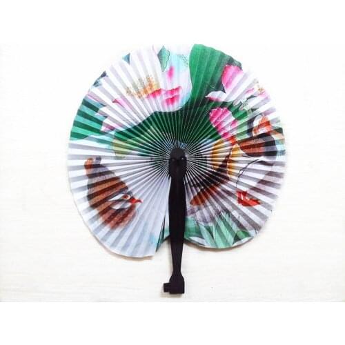 500pcs/lot Event Party Home Decor Summer Style Art Chinese Folding Hand Paper Fans Women Dancing Fan lin4560
