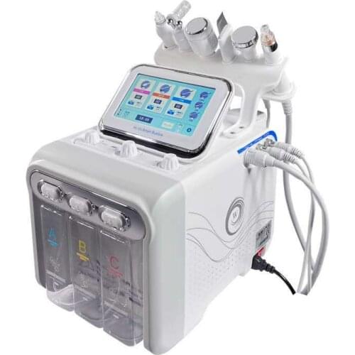 6 in 1 hydrogen and oxygen bubble machine Exfoliate dead skin On the clean face Firming skin Facial spas Clean the pore