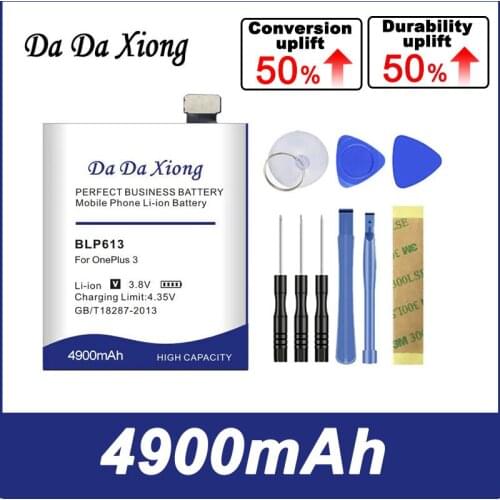 Da Da Xiong 4650mAh BLP613 Battery for OnePlus 3 One Plus 3 phone battery
