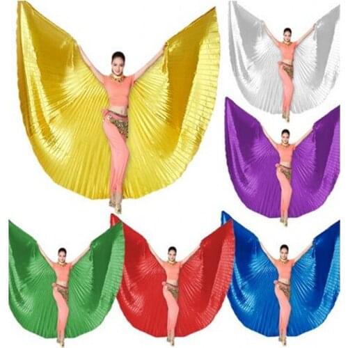 11Color Adult Belly Dance Butterfly Wings for Women Gold Bellydance Costume Accessories Indain Stage Performance Dancing Wear