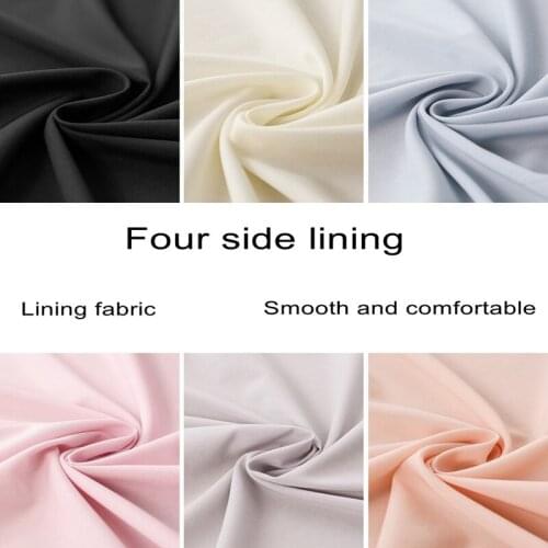 Satin Fabric Milk Silk Spandex Elastic Soft Fabric Woman Clothing Coat Dress Lining Bottomed Shirt DIY Sewing Handmade Material