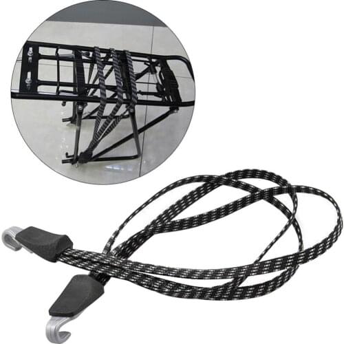 MTB Bike Luggage Carrier Retractable Elastic Band Bicycle Cargo Racks Tied Rubber Straps Rope Suitcase Band With Plastic