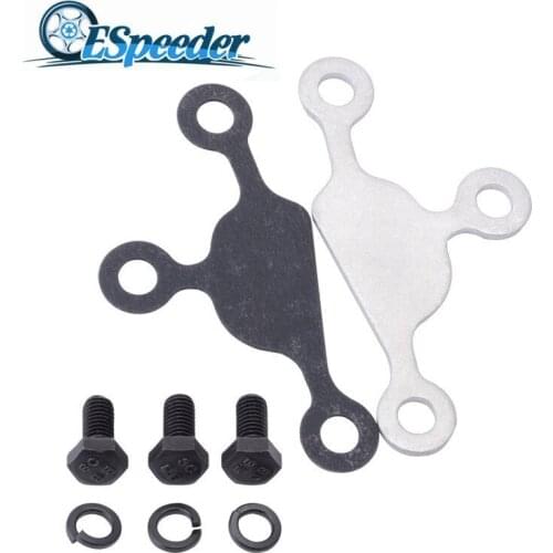 ESPEEDER 2pcs Stainless Steel EGR Block Off Delete Plate Gasket Blocker For Nissan Silvia S13 S14 240sx KA24DE Motor 1992-1998