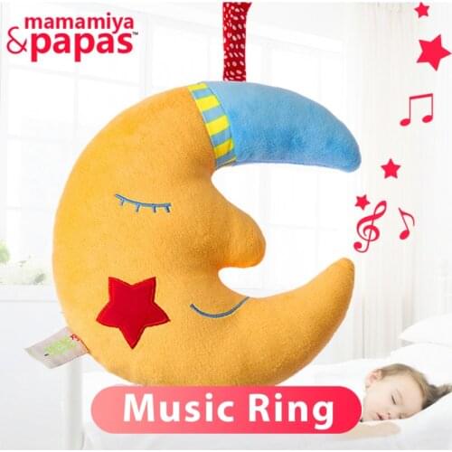 Baby Toys 6 to 12 Months Developmental toys Baby plush toys cute cartoon bed bell Music Box Moon toys For Infant Boy Girl Gifts