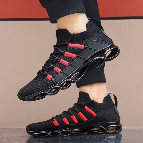 COZOK Breathable lightweight fashion shoes new sports shoes casual trendy shoes large size 39-48 outer size mens shoes